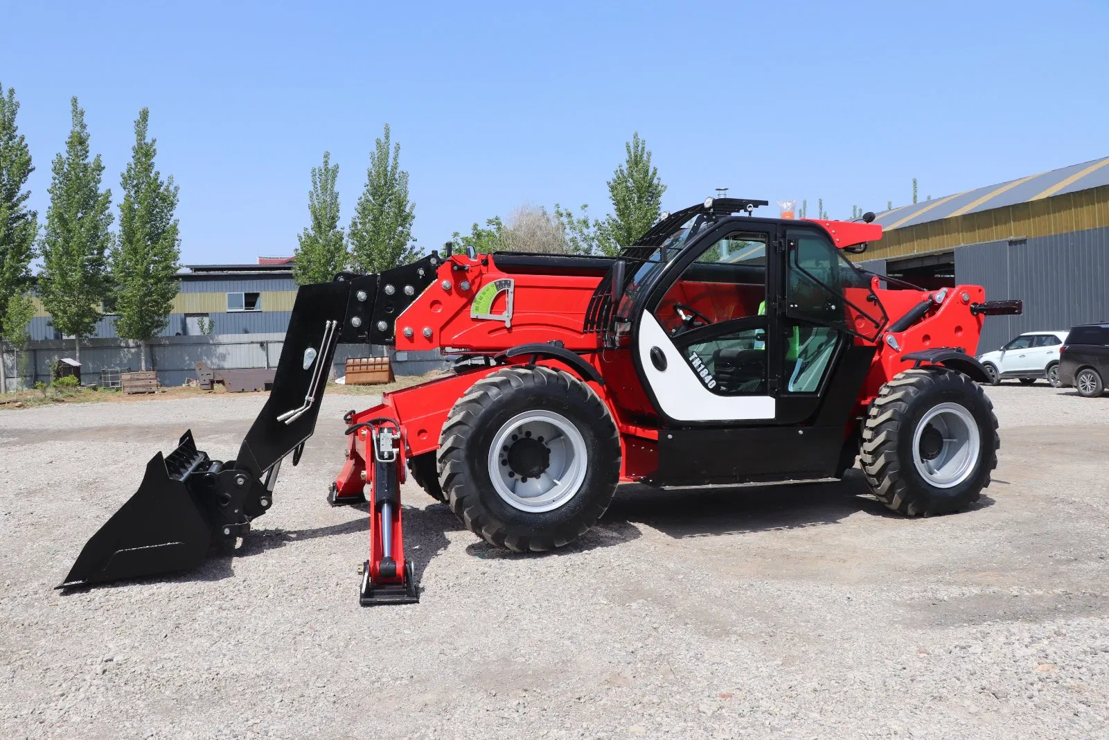 3.5 Ton 10m Forklift Telehandler with Diesel Engine for Various Rough Terrain