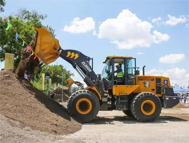 China New Zl50gn 5ton Small Compact Backhoe Loader Machine Mobile Mini Articulated Front End Skid Steer Bucket Shovel Wheel Loader with Attachment for Sale