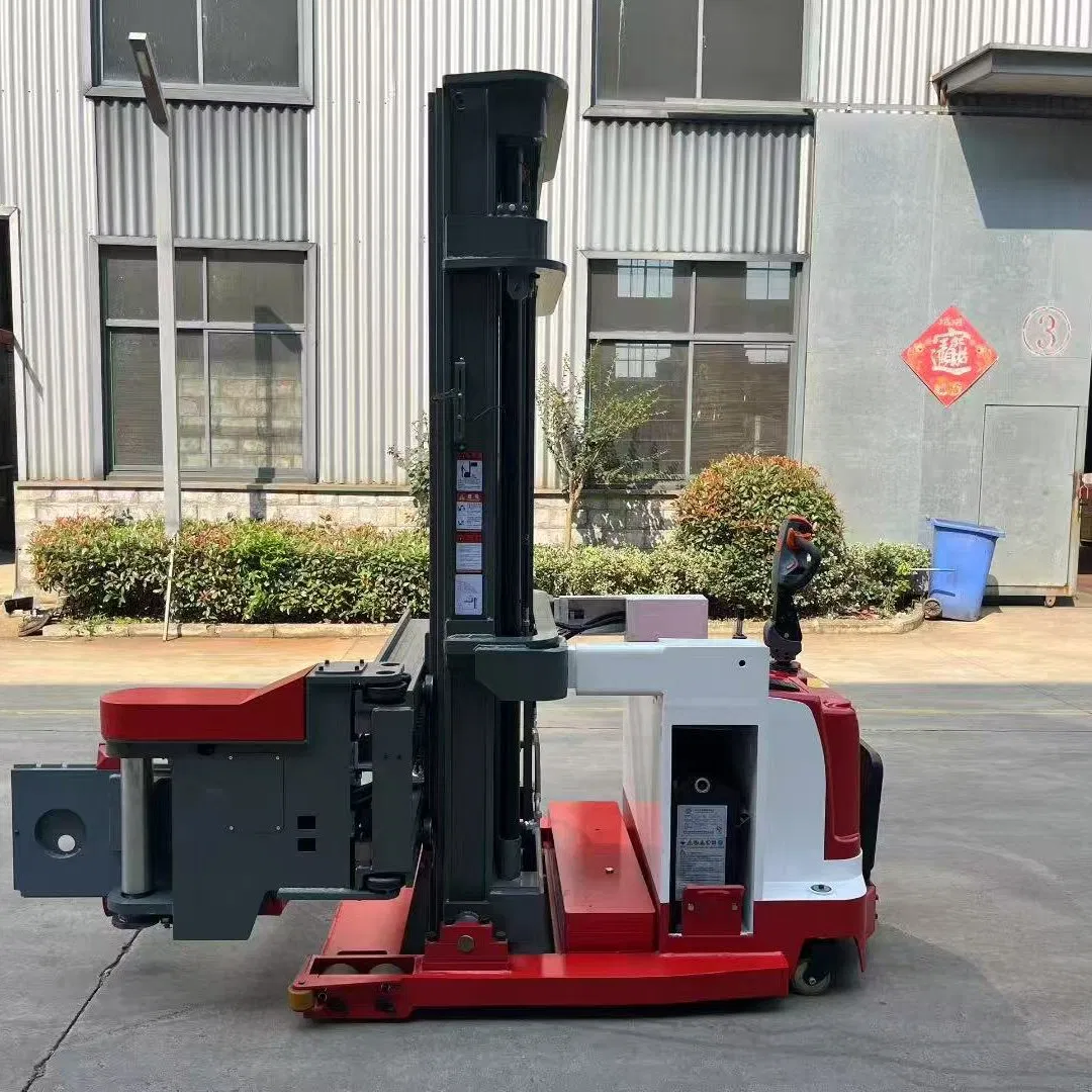 2000kg 4500mm New Three Way Forklift Narrow Aisle Stacker /Lifting Electric Reach Truck