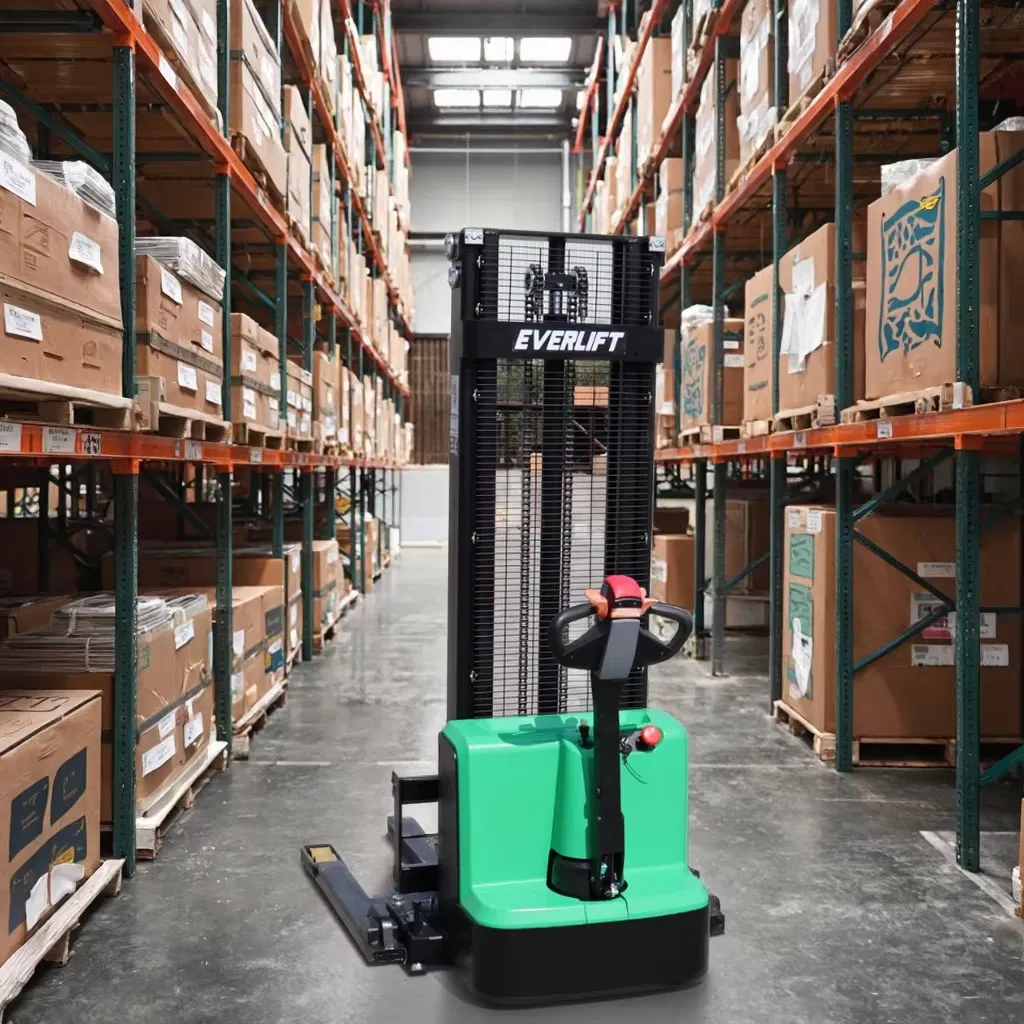 Heli Pallet Stacker 1.5 Ton 3m Electric Battery Forklift Safe Design Warehouse Forklift