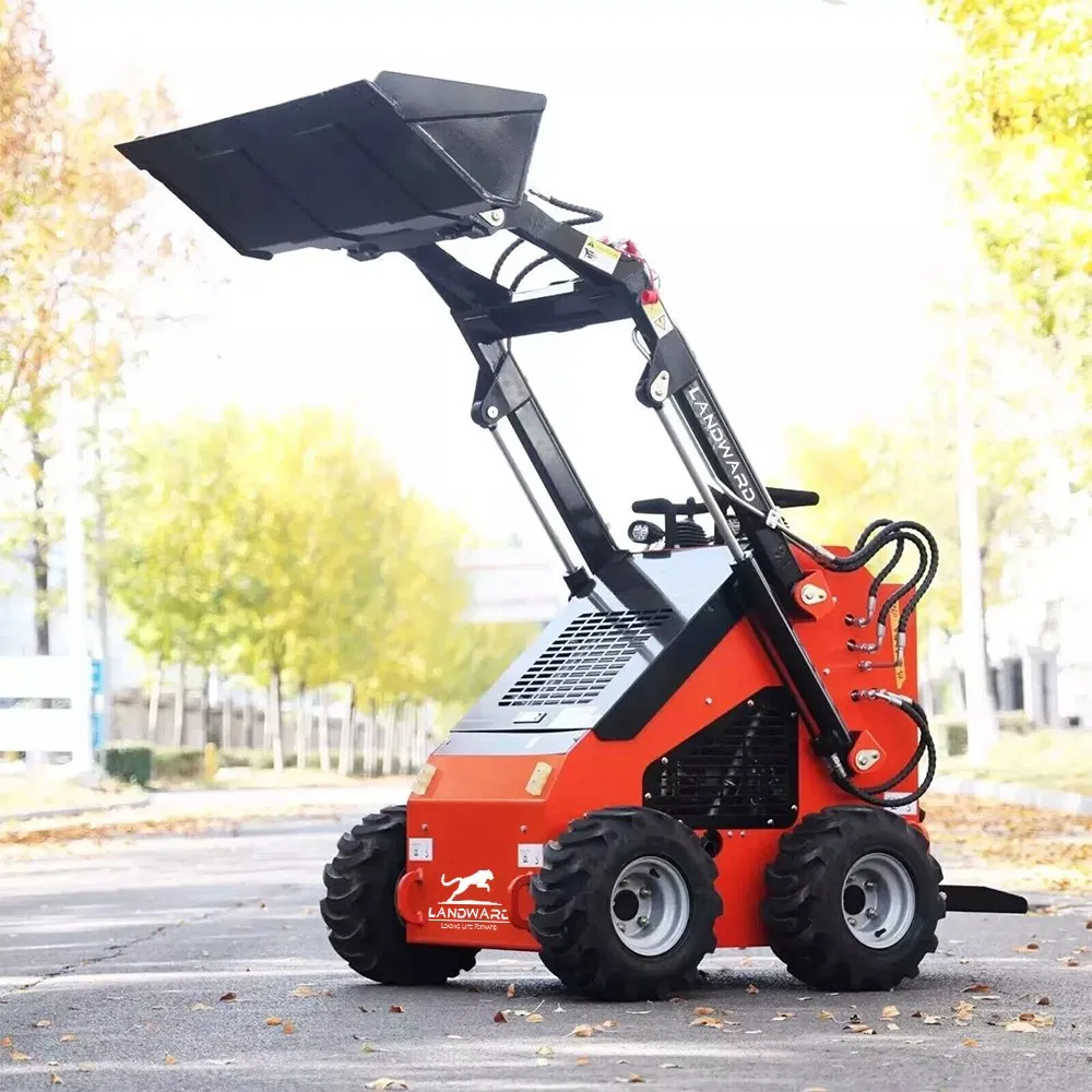 Official Hot Sale Farm Mini Skid Steer Loader Factory New Design Hydraulic Loading Transportation Machinery Compact Track Small Loader for Sale