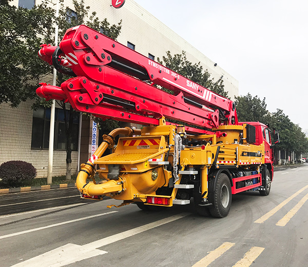 Sany Concrete Car Pump Truck Pump Mortar 30 M Mounted Truck Mounted Boom Pump
