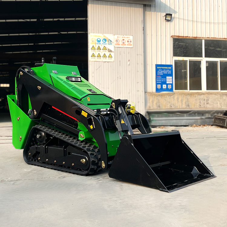 Derette Compact and Versatile Fast Shipping Diesel V1000 Mini Skid Steer Track Loader with Various Attachments