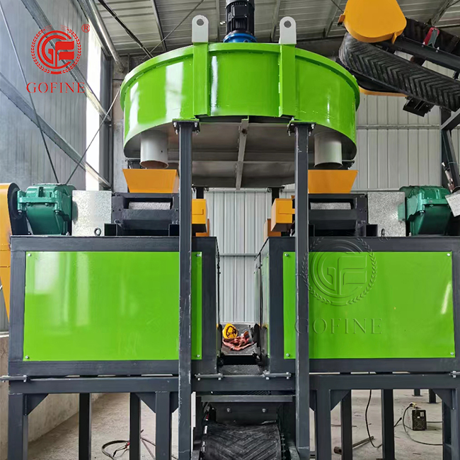 Pan Concrete Mixer Organic Compost Mixer with Fertilizer Production Line