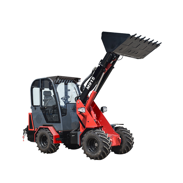 1.5/2ton Articulated Mini Small Compact Wheel Loader Radlader Hoflader with CE