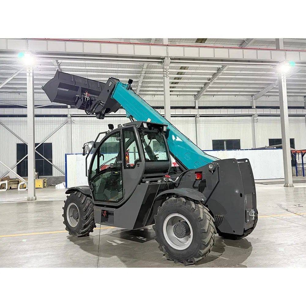 CE EPA Exclusive Technology Center Swing Frame Front Wheel Small Mini Telehandler