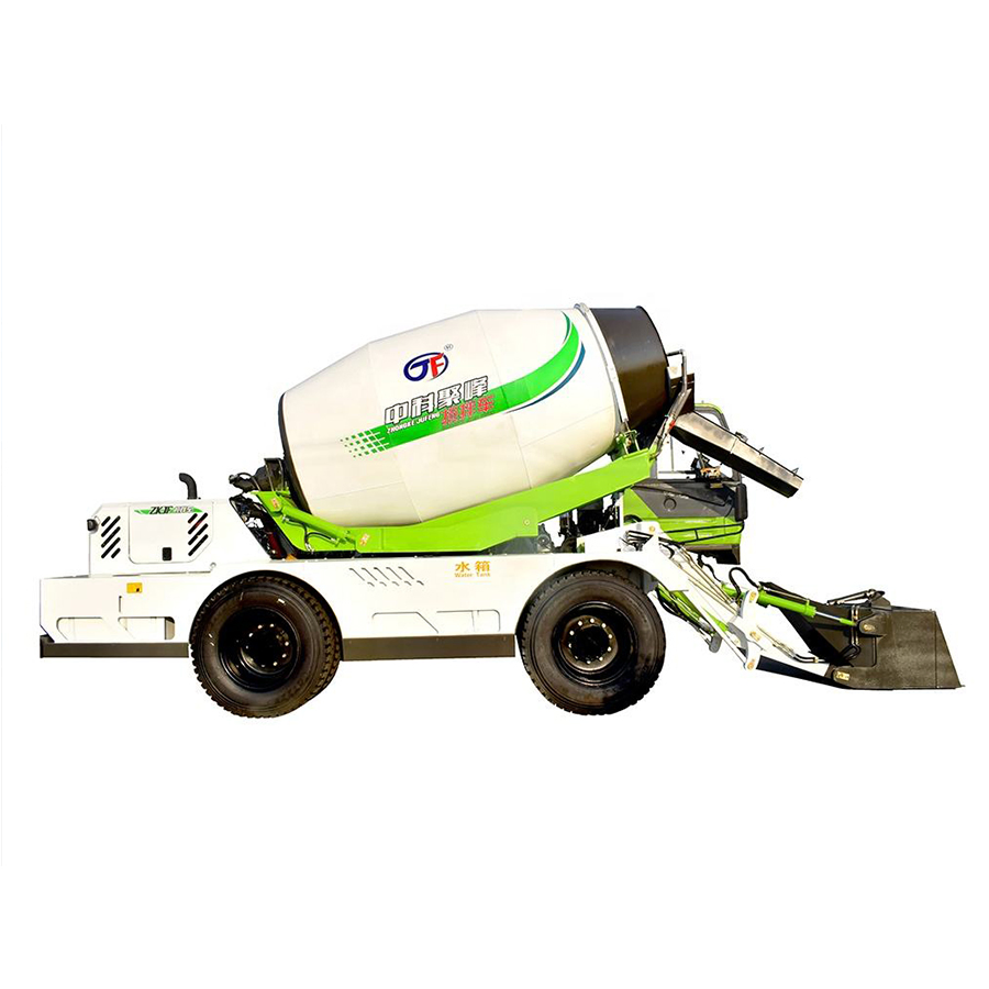 Sqmg Self Load Cement Pan Mixer Compact Mobile Self Loading Concrete Mixer Equipment