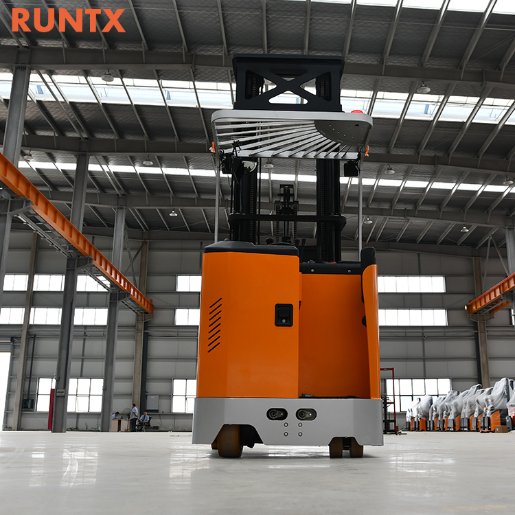 Runtx Brand High Quality Narrow Aisle Forklift Electric 2t 2.5t Reach Truck 10m