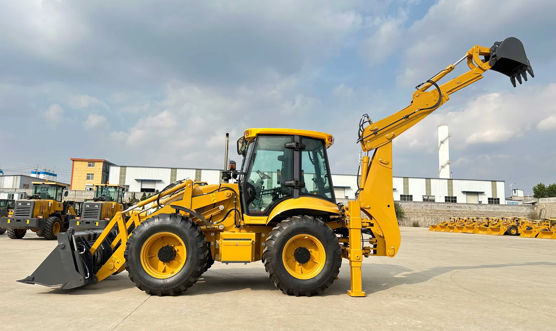 Compact Mini Front End Articulated Backhoe