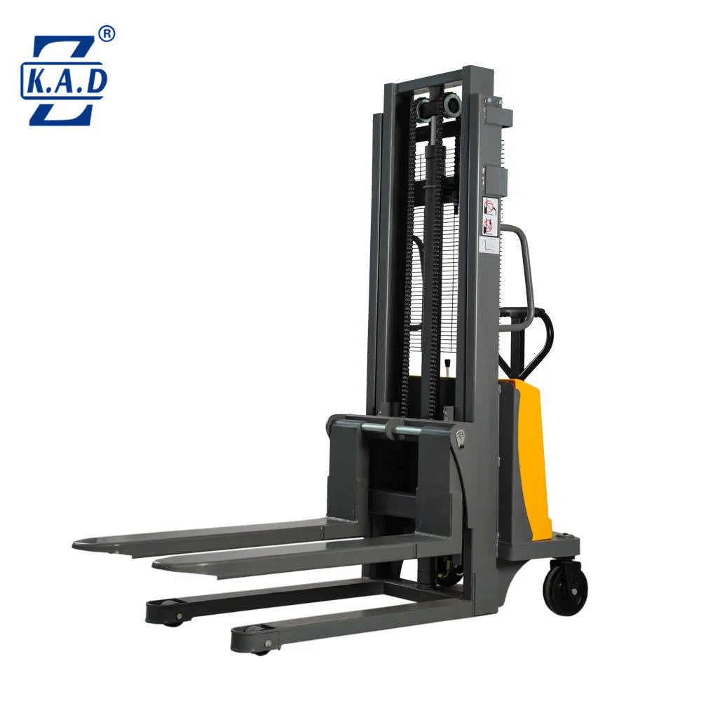 Factory Direct Sale 2t Semi-Electric Straddle Type Pallet Stacker