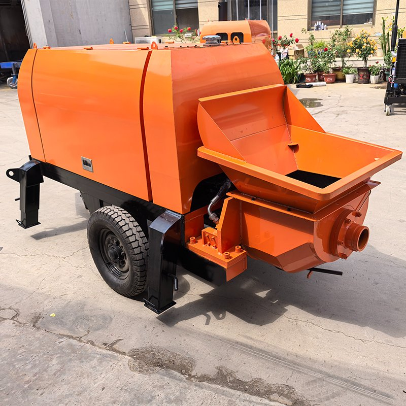 Custom Portable Hydraulic Mounted Diesel Fixed Small Trailer Transfer Hydraulic Cement Concrete Truck Mixer Pump