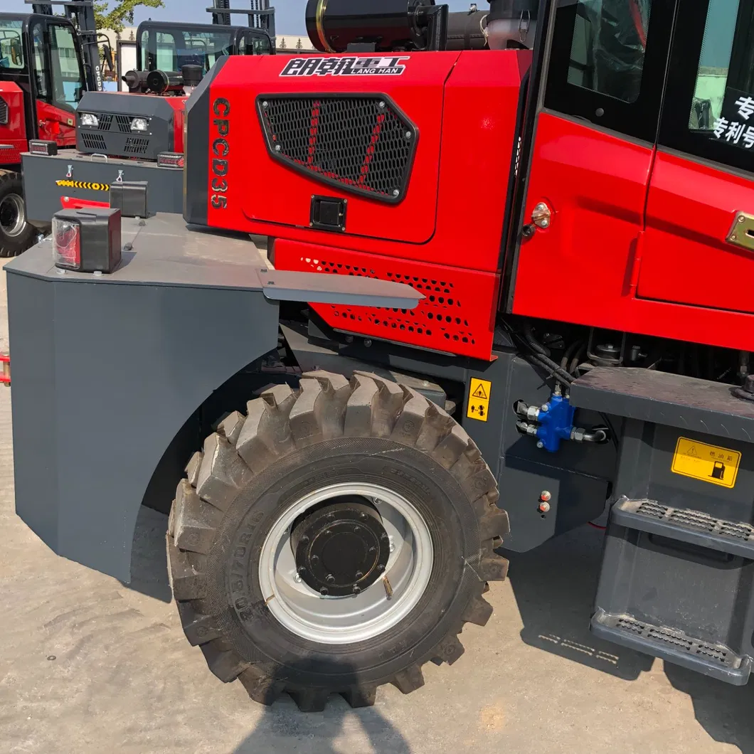 Rough Terrain Forklift View 5