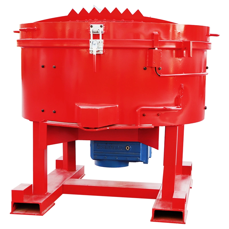 500kg Portable Electric Castable Refractory Concrete Pan Mixer