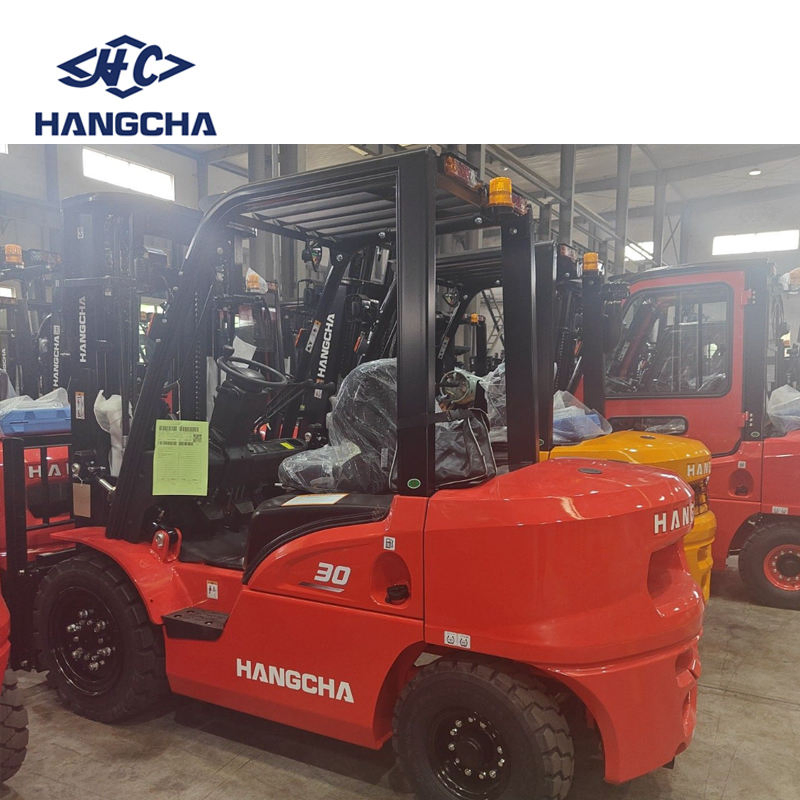 CE Certified Hangcha Forklift Cpcd35 CPC35 3.5 Ton Diesel Forklift-Warehouse Side Loader Automatic Transmission Pneumatic Tire
