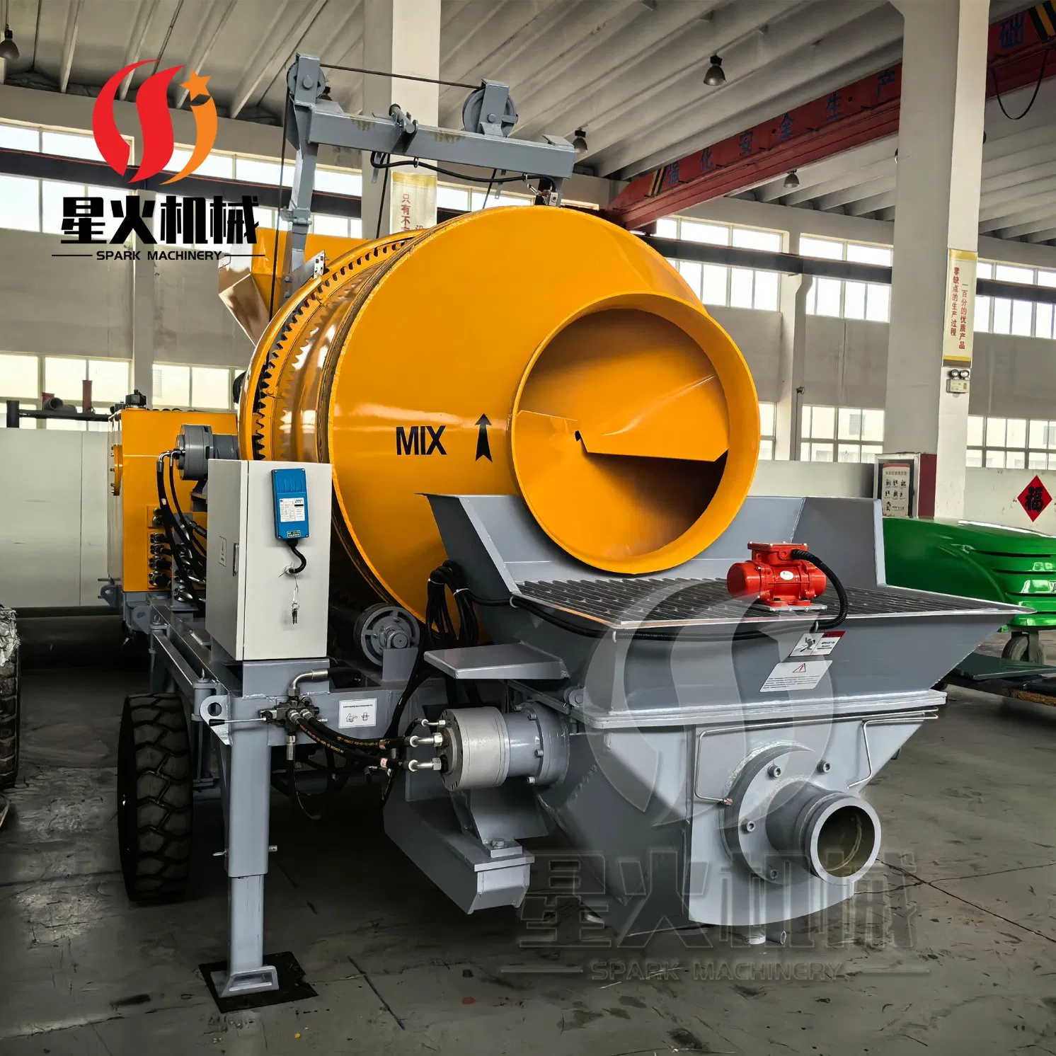 Rugged Jbc15/Jbs40 Mini Small Portable Stationary Truck Mounted Concrete Cement Mixer with Pump 63m Price Thrives in Extreme Outdoor Work Conditions