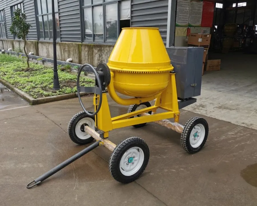 Construction Mixer Operation