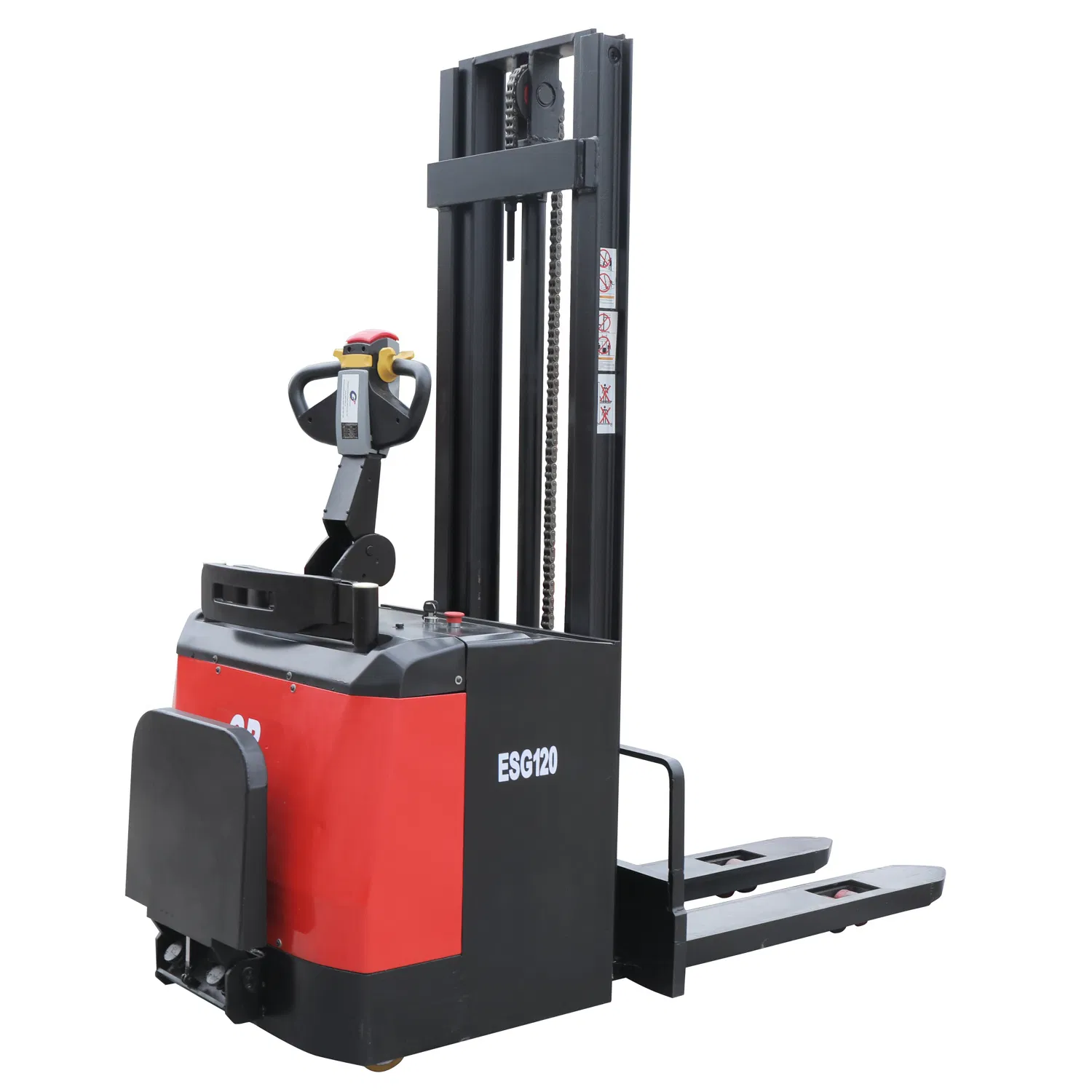 Electric Stacker Truck Pallet Lift Stacker Capacity 1000/1500/2000kg Full Electric Forklift in Warehouse