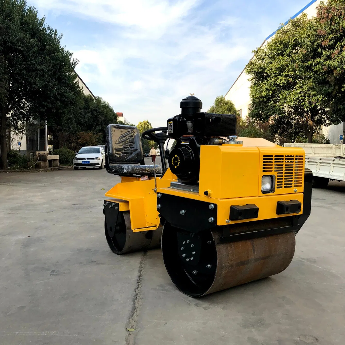 Advanced 3 Ton Trench Roller for Narrow Area Work Featuring Easy-Turn Technology and Labor-Saving Armrest Design