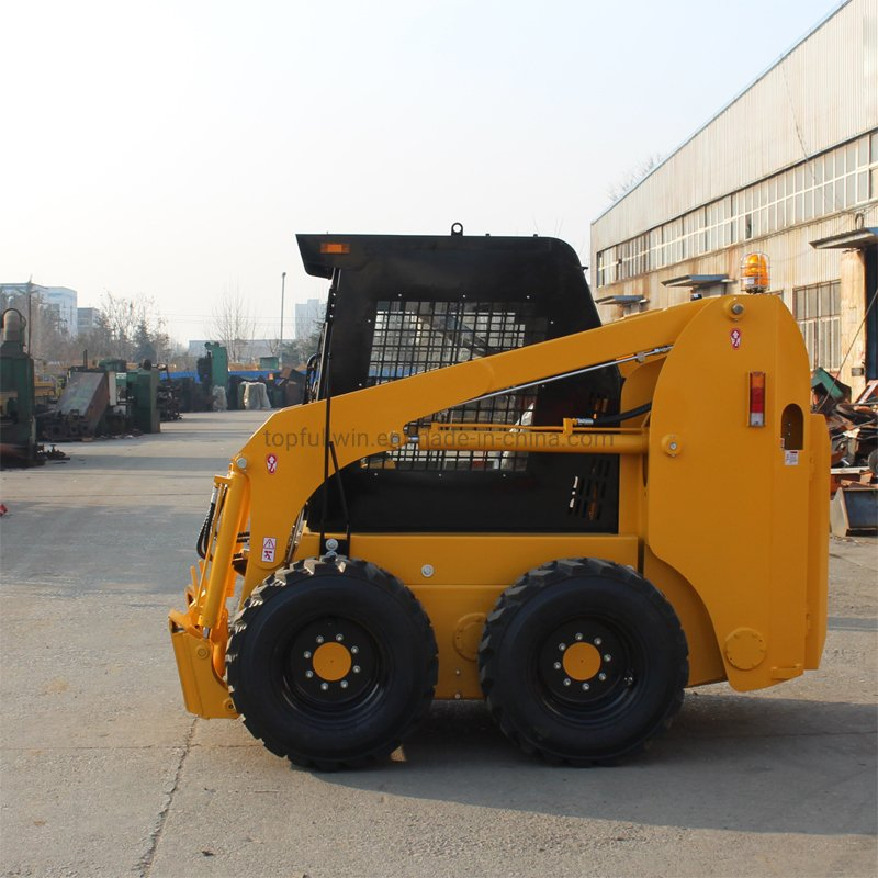 Free Shipping Cheap Compact Front End Skid Steer Loader EPA Euro 5 Approved Mini Diesel Wheel Track Loader with Different Attachments