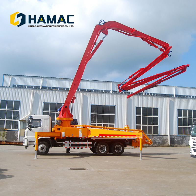 Hmc5030 China New Pumper Boom Cement Mounted Concrete Pump Truck Manufacture