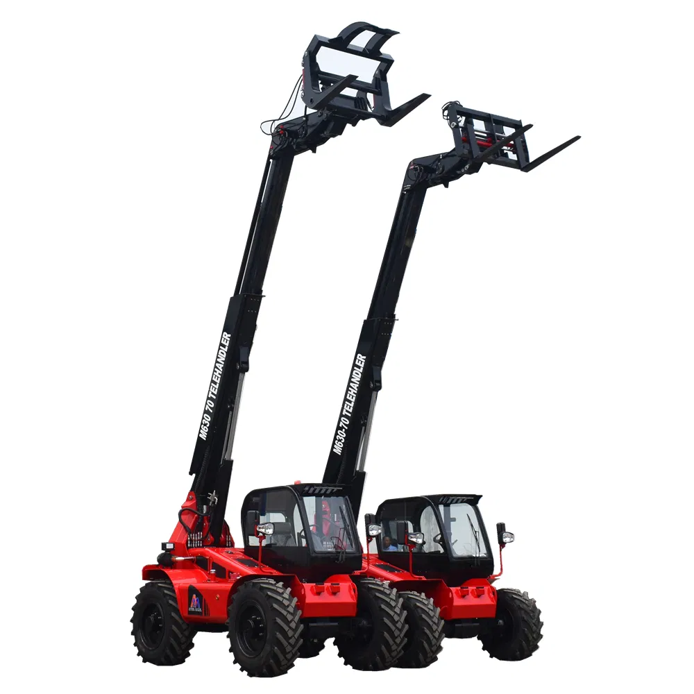 Honest Machinery China Telescopic Boom Forklift Loader 3ton 3.5ton Steel Camel M630-70 Mini Small Compact Farm Machinery Telescopic Handler Telehandler for Sale