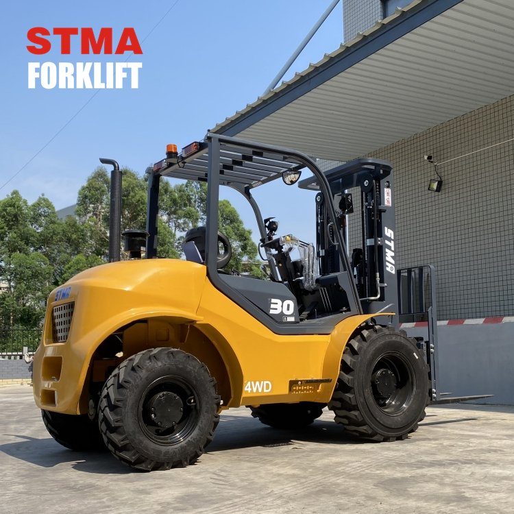 Stma 2.5tn 3tonne Rough Terrain Forklift 4X4 with Mitsubishi S4s Engine Euro3