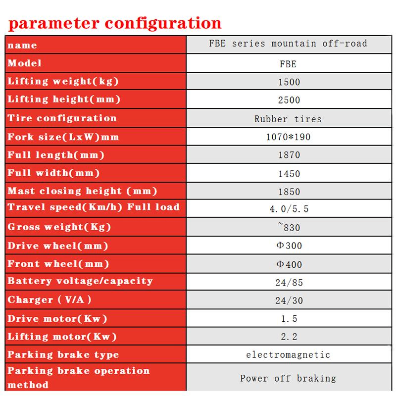 Factory Price AC Motor Warehouse Forklift Rough Terrain Automatic Electric Pallet Stacker