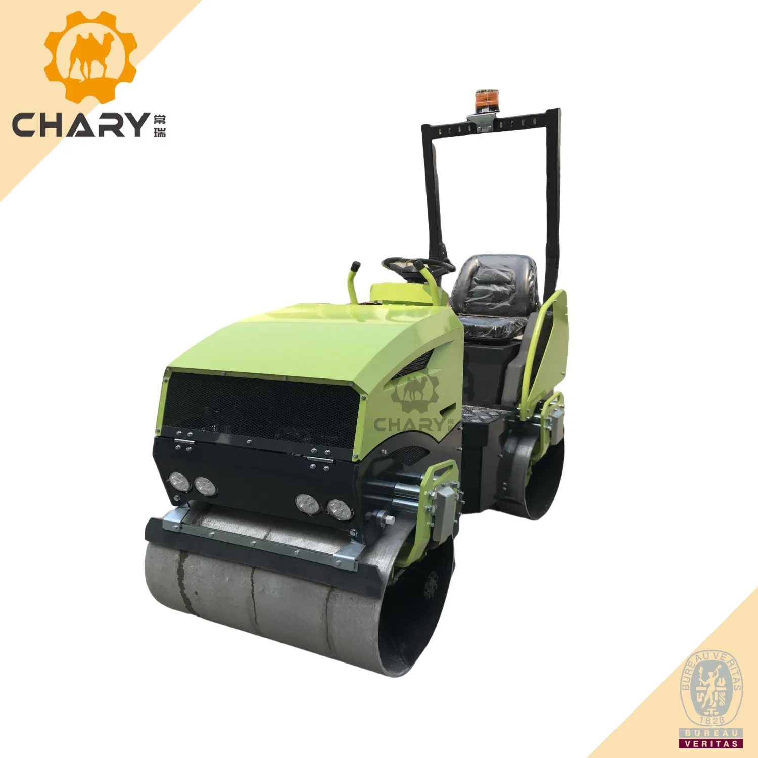 2024 New Trench Compaction Mini Roller Compactor High-Frequency Vibration 1ton 3ton Compactor Asphalt Roller