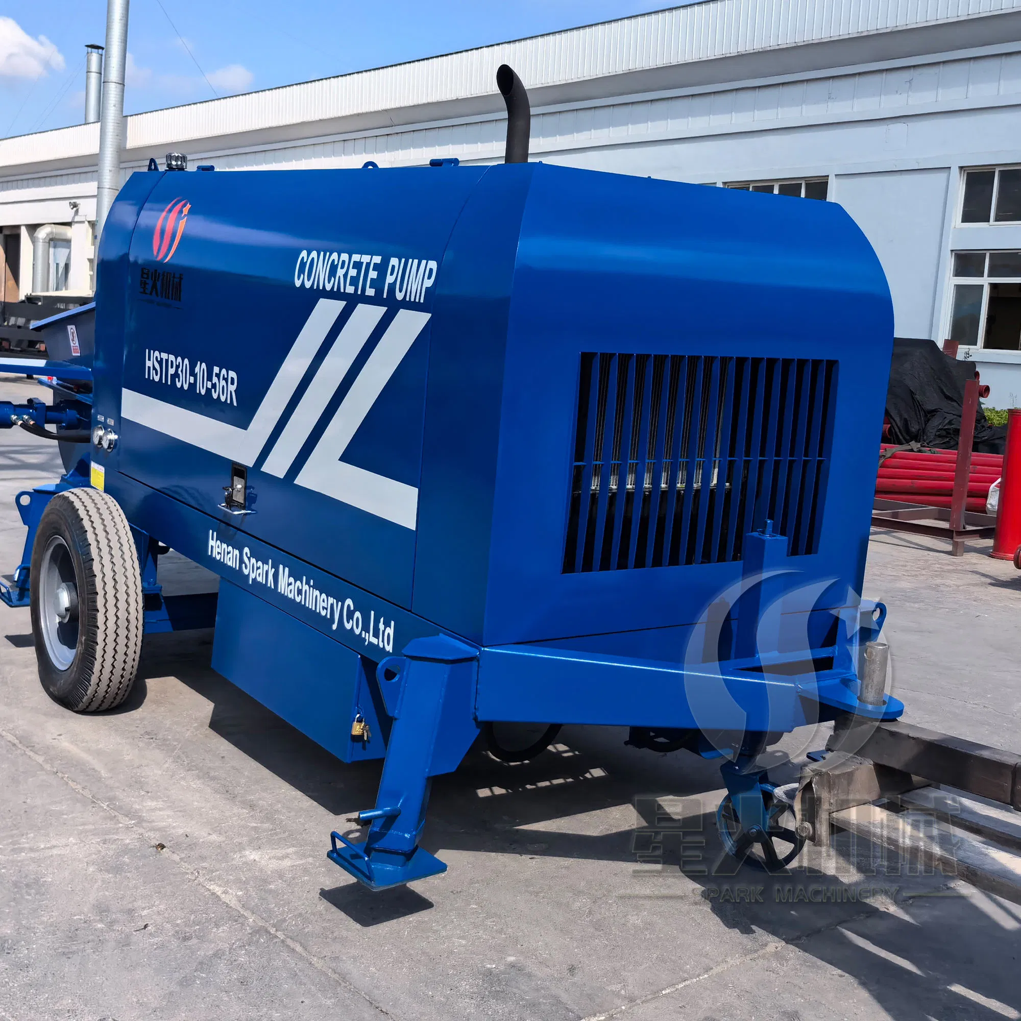Factory Price 56kw Diesel Electric Small Portable 30m3 40m3 Multifunctional Transporting Mini Mobile Truck Mounted Trailer Concrete Pump Machine