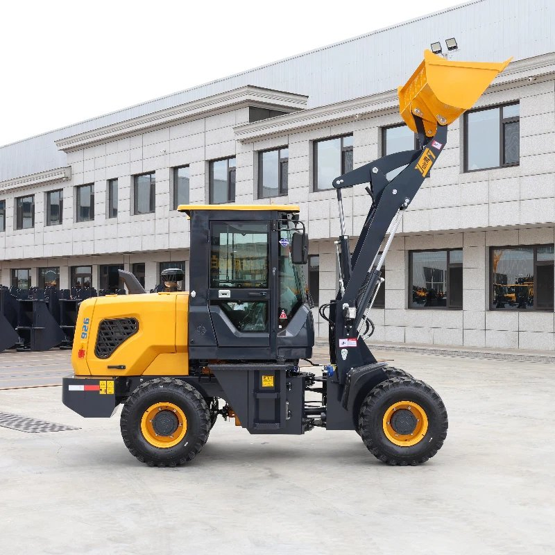 2026 Factory New 0.8ton Mini /Small/Compact Articulated Diesel Front End Hydraulic Wheel Loader for Agricultural Machinery /Construction Price