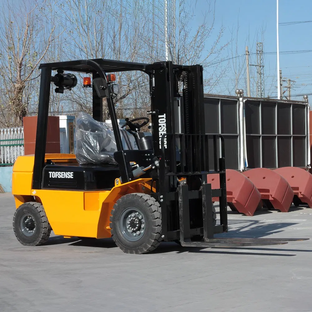 Factory Topsense Mini Forklift Optional Side Loader Forklift 2.5 Ton Diesel Forklift Diesel Forklift for Sale