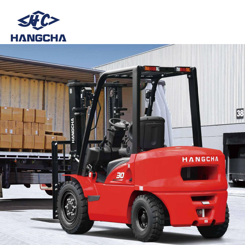 CE Certified Hangcha Forklift Cpcd35 CPC35 3.5 Ton Diesel Forklift-Warehouse Side Loader Automatic Transmission Pneumatic Tire