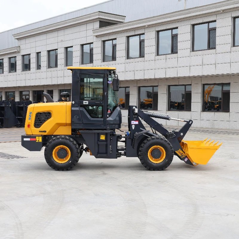 2026 Factory New 0.8ton Mini /Small/Compact Articulated Diesel Front End Hydraulic Wheel Loader for Agricultural Machinery /Construction Price