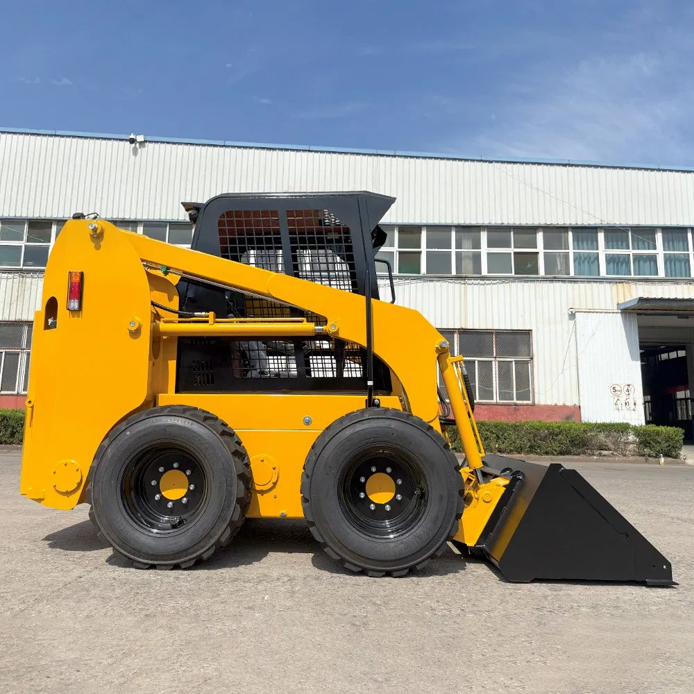 Free Shipping Cheap 4 Farm CE EPA Engine Compact Wheel Construction Machinery Front End Backhoe Track Attachment Small Mini Skid Steer Loader