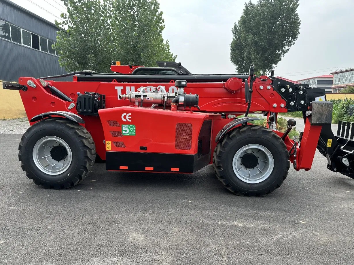 Hydraulic System Vehicle Backup Camera All Wheel Steering Telescopic Wheel Forklift Telescopic Handler Telehandler