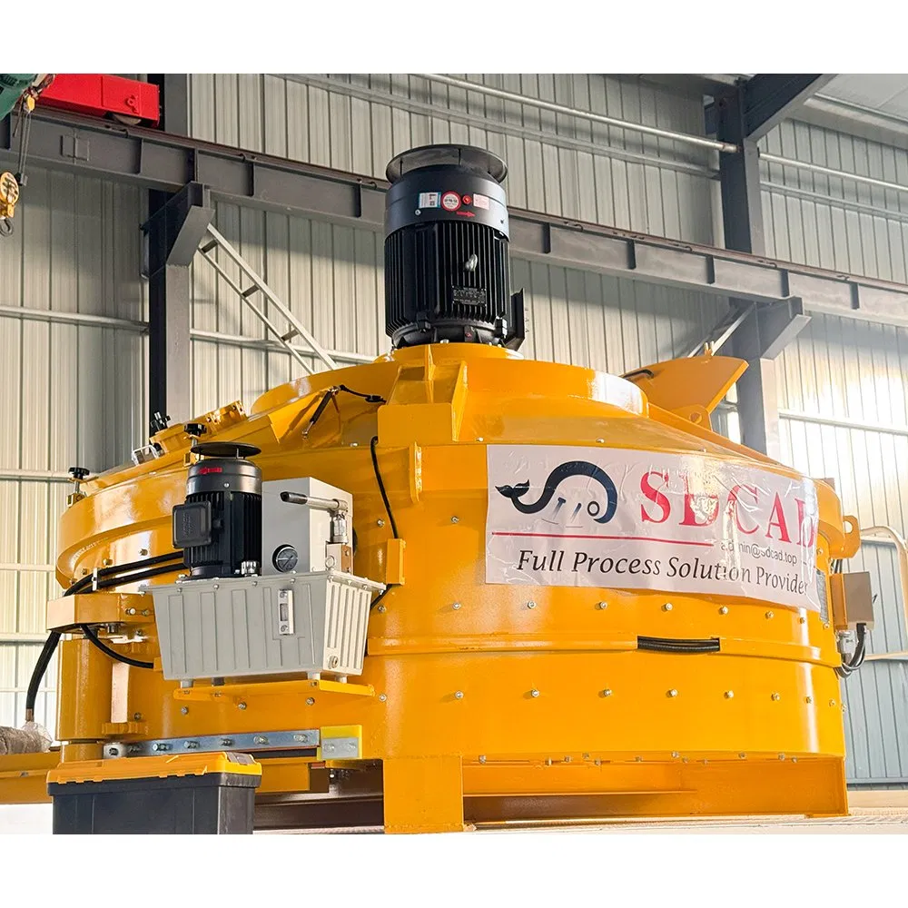 New Design Concrete Pan Mixer Planetary Concrete Vertical Shaft Planetary Mortar Mixer Mezcladora De Concreto for Sale
