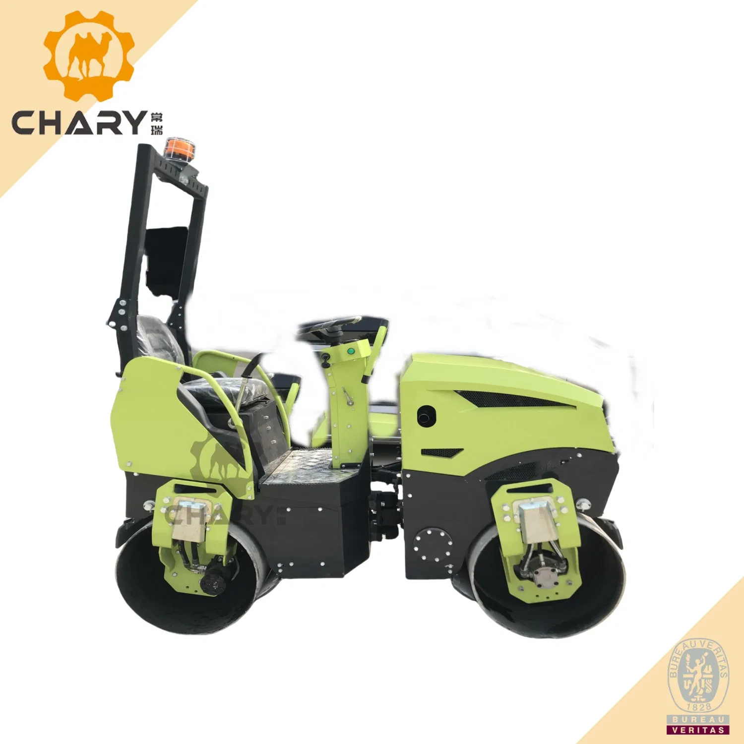 2024 New Trench Compaction Mini Roller Compactor High-Frequency Vibration 1ton 3ton Compactor Asphalt Roller