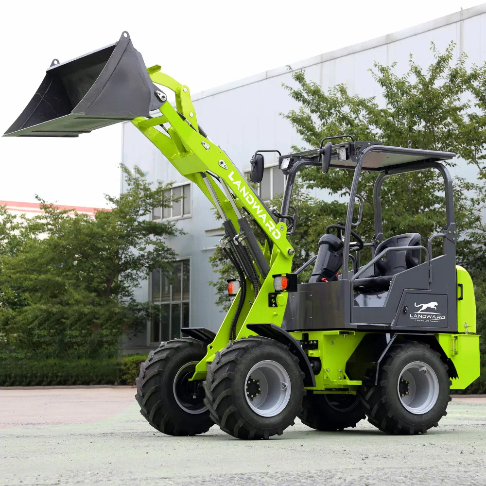 Cheapest China Small Wheel Loader 600kg Articulated Front End Electric Mini Loader Agricultural Earthwork Loading Equipment Best Selling New Energy Loader