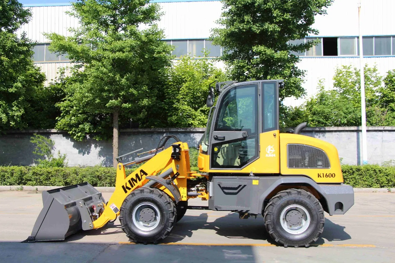 1.6ton Wheel Loader Robust K1600 Machine with Premium Grade Components