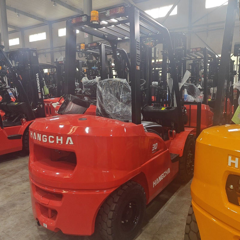 CE Certified Hangcha Forklift Cpcd35 CPC35 3.5 Ton Diesel Forklift-Warehouse Side Loader Automatic Transmission Pneumatic Tire