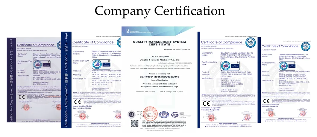 Certificates