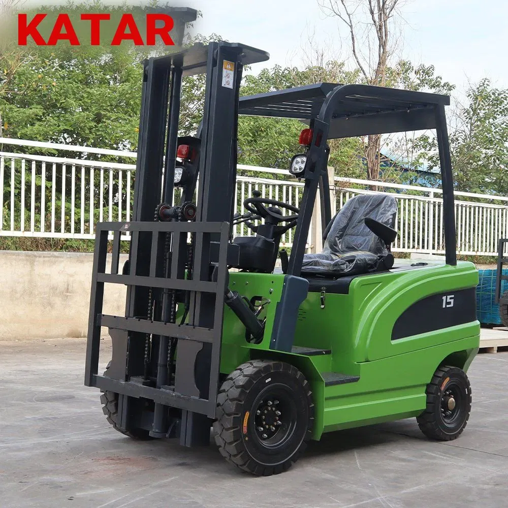 4 Wheel Lift 3.5 Ton Diesel Side Loader Powered Counterbalance Small Mini Electric Battery Hydraulic Pallet Forklift