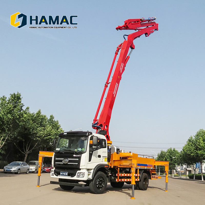 Hmc5030 China New Pumper Boom Cement Mounted Concrete Pump Truck Manufacture