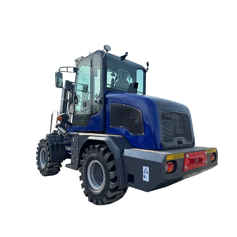 Diesel 4X4 3.5 Ton Fork Lifter Rough Terrain Forklift Truck