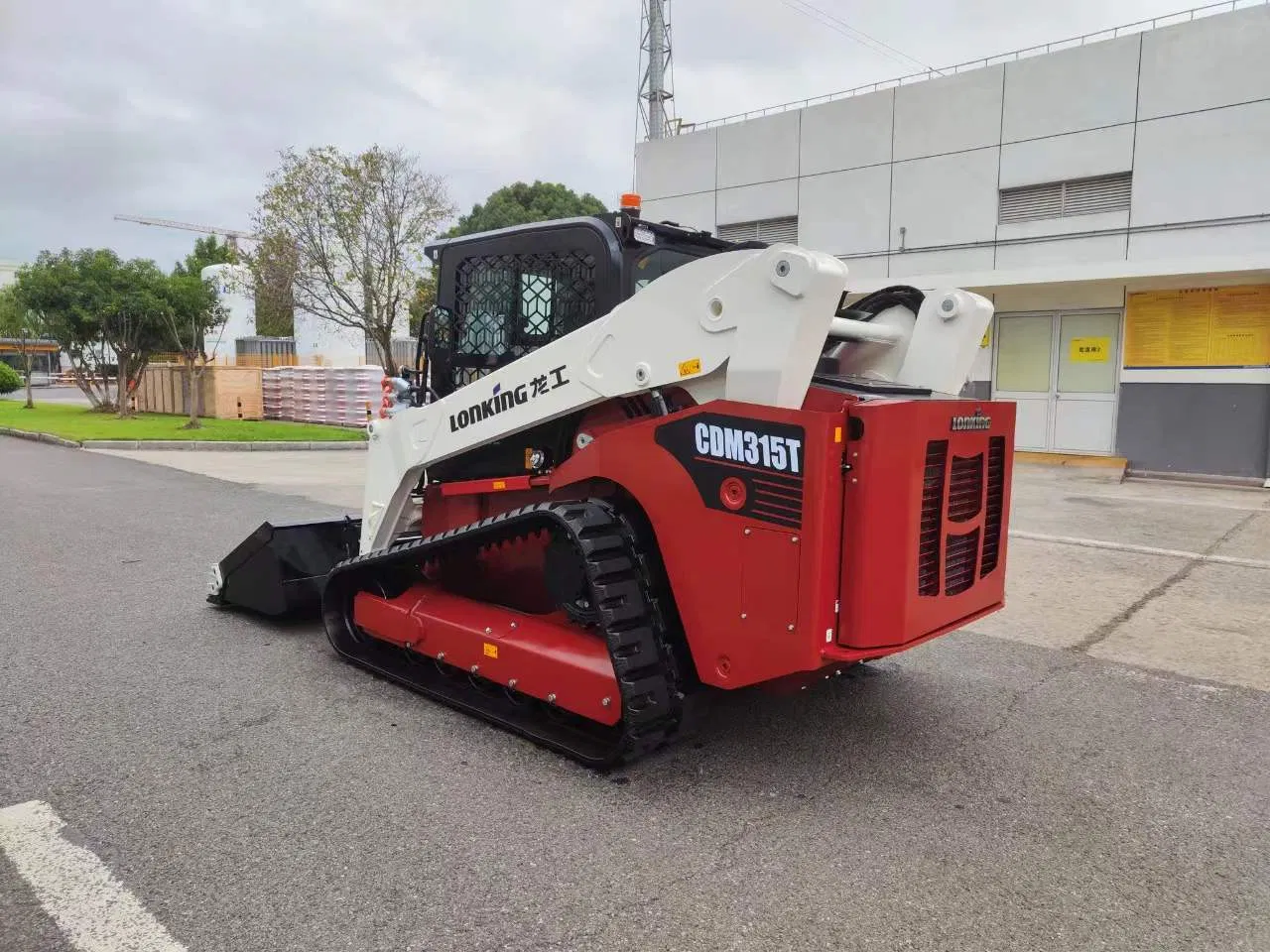 New Lonking Cdm315t 3.5 Ton Skid Steer Loader Compact Track Loader Earthmoving Machinery Factory Direct Price