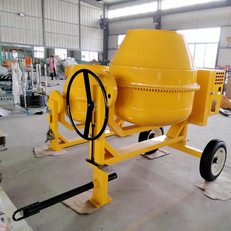 Portable Concrete Mixer Front View