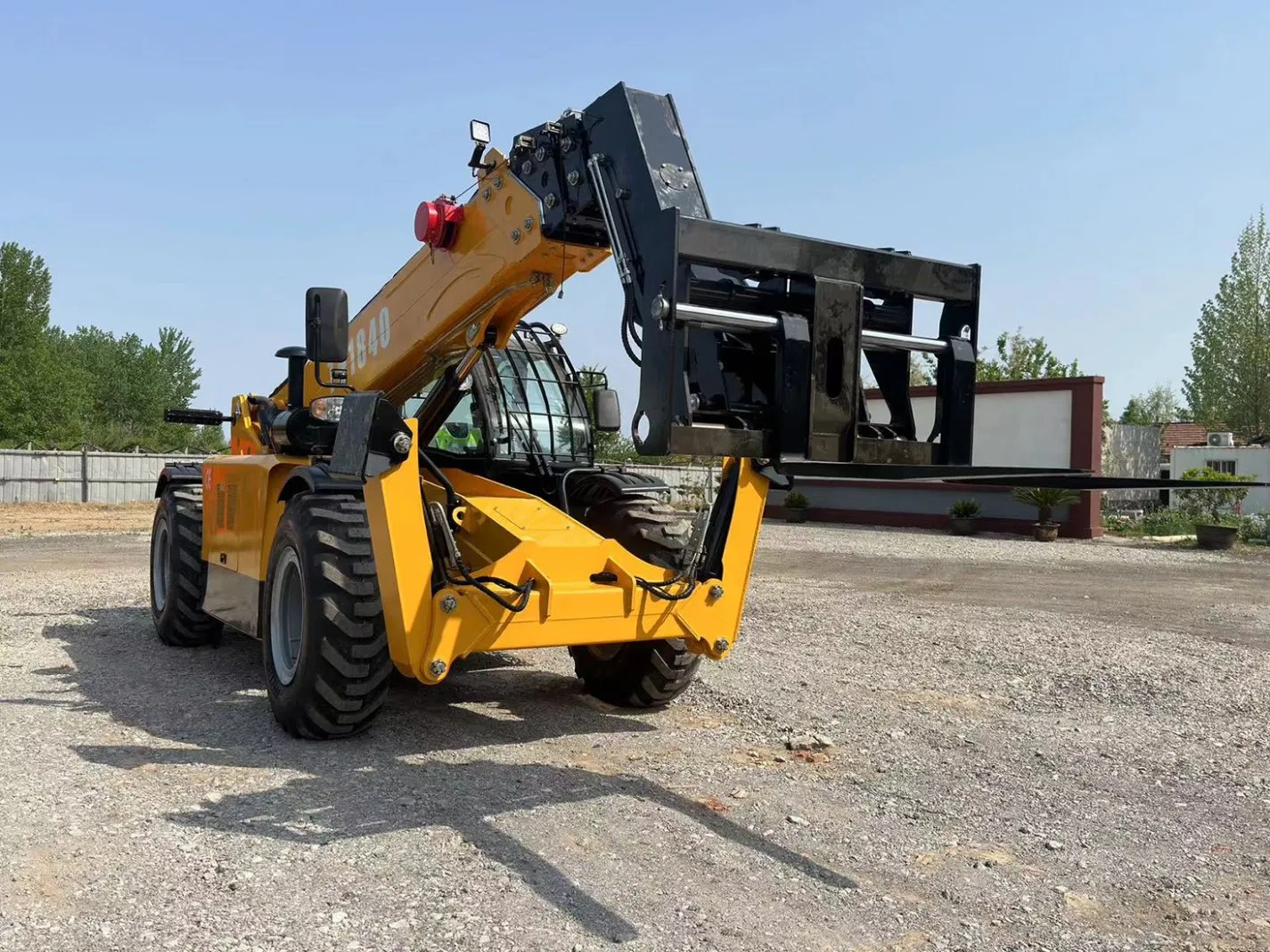 Hydraulic System Vehicle Backup Camera All Wheel Steering Telescopic Wheel Forklift Telescopic Handler Telehandler