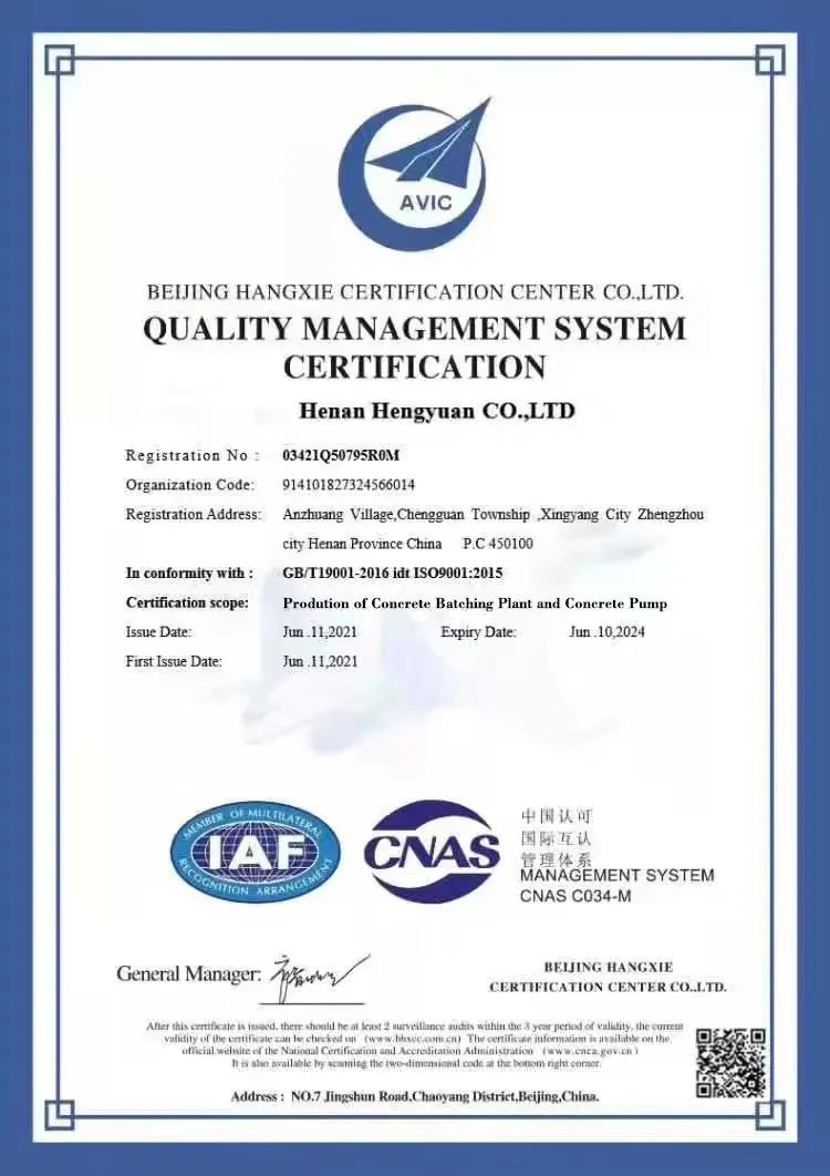 ISO9001 Certification