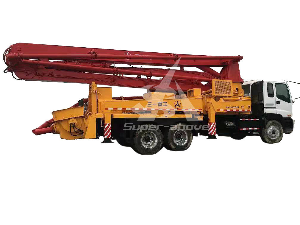 Truck Mounted Pump for Concrete with 37m Pump Height with High Quality