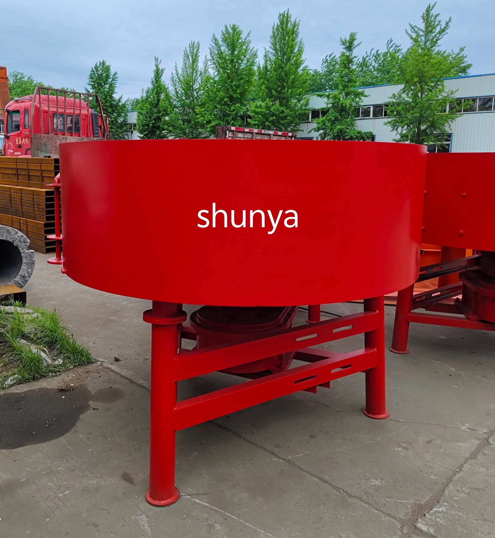 Small Refractory Motar Concrete Machine Mixer Jq350 professional Pan Mortar Mixer